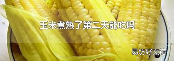玉米煮熟了第二天能吃吗