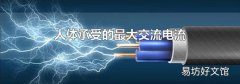 人体承受的最大交流电流