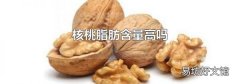 核桃脂肪含量高吗