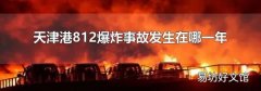 天津港812爆炸事故发生在哪一年