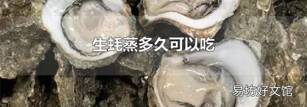 生蚝蒸多久可以吃