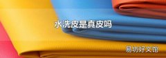 水洗皮是真皮吗