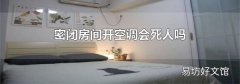 密闭房间开空调会死人吗