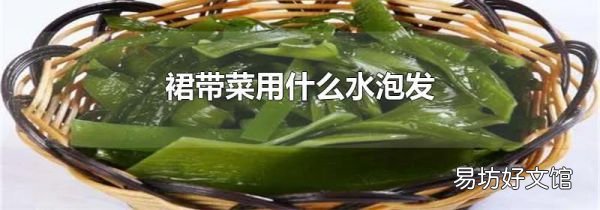 裙带菜用什么水泡发