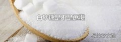 白砂糖是不是蔗糖