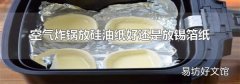 空气炸锅放硅油纸好还是放锡箔纸