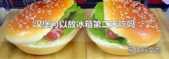 汉堡可以放冰箱第二天吃吗