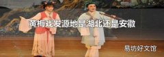 黄梅戏发源地是湖北还是安徽