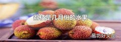 荔枝是几月份的水果