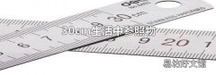 30cm生活中参照物
