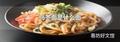 乌冬面是什么面