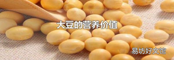 大豆的营养价值