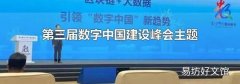 第三届数字中国建设峰会主题
