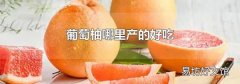 葡萄柚哪里产的好吃