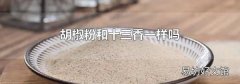 胡椒粉和十三香一样吗
