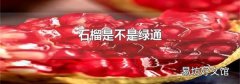石榴是不是绿通