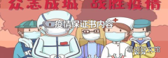 疫情保证书内容