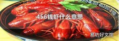 456钱虾什么意思