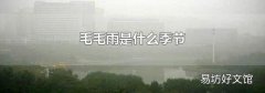 毛毛雨是什么季节