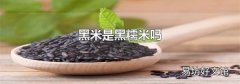 黑米是黑糯米嗎