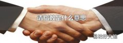 請指教是什么意思