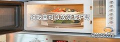 鐵飯盒可以放微波爐嗎