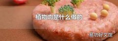 植物肉是什么做的
