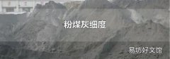 粉煤灰細(xì)度