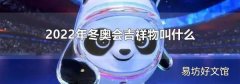 2022年冬奧會(huì)吉祥物叫什么