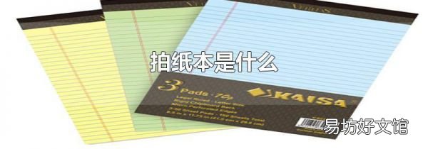 拍紙本是什么