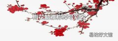 梅花的雅稱綽號別名