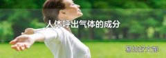 人體呼出氣體的成分