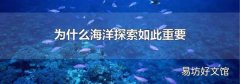 為什么海洋探索如此重要