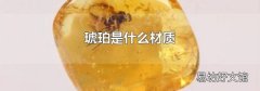 琥珀是什么材質(zhì)