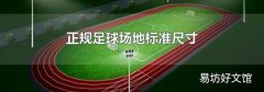 正規(guī)足球場地標(biāo)準(zhǔn)尺寸