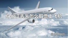 身份證丟失怎么取票上飛機