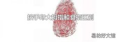 按手印大拇指和食指區(qū)別
