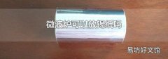 微波炉可以放锡纸吗
