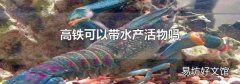 高铁可以带水产活物吗