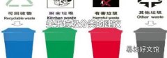 关于垃圾分类的建议
