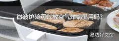 微波炉碗可以放空气炸锅里用吗?