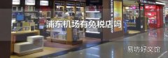 浦东机场有免税店吗