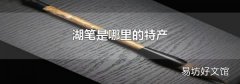 湖笔是哪里的特产