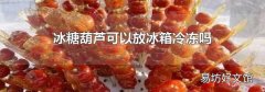 冰糖葫芦可以放冰箱冷冻吗