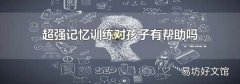 超强记忆训练对孩子有帮助吗