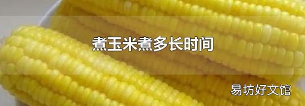 煮玉米煮多长时间