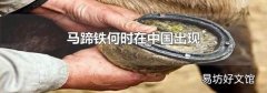 马蹄铁何时在中国出现