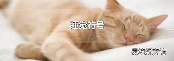 睡觉符号