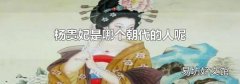 杨贵妃是哪个朝代的人呢