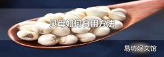 貝母如何食用方法